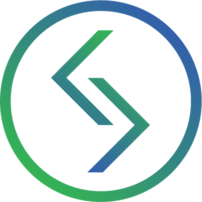 Metadata: Circular icon with two right angles arranged in an “s” formation